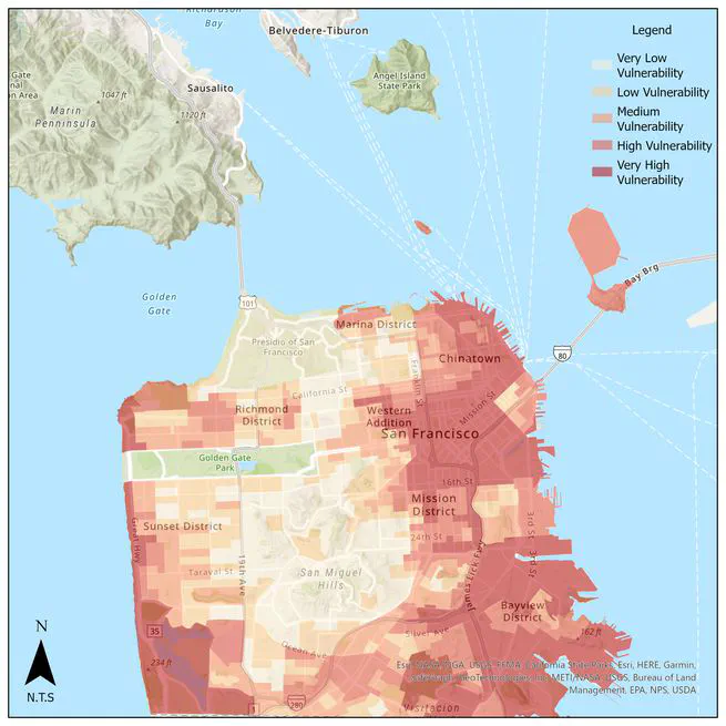 San Franscisco Flood Health Vulnerability Analysis